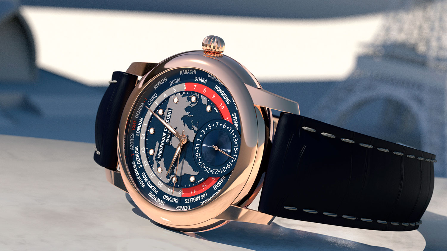 Frederique Constant Classic Worldtimer Manufacture Limited Edition