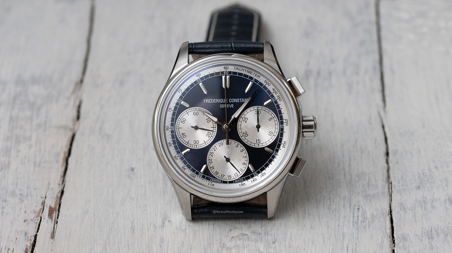 Frontal del Frederique Constant Flyback Chronograph Manufacture 