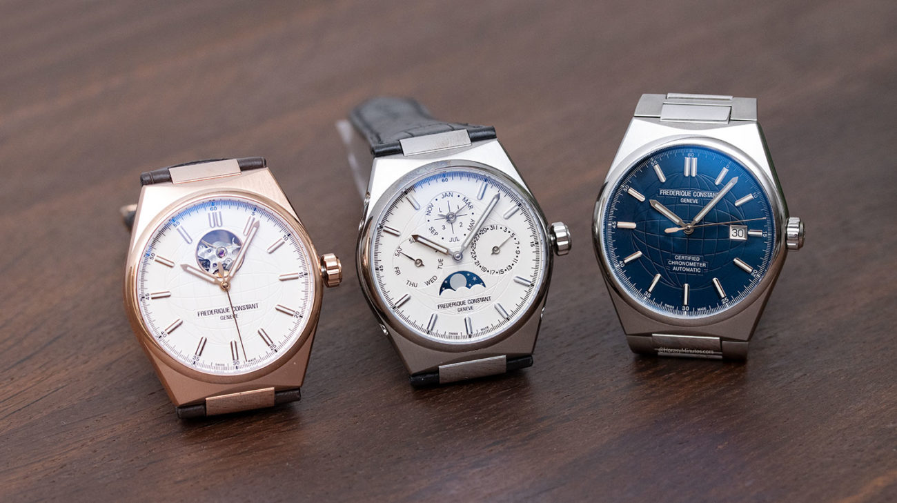 Las tres versiones del Frederique Constant Highlife