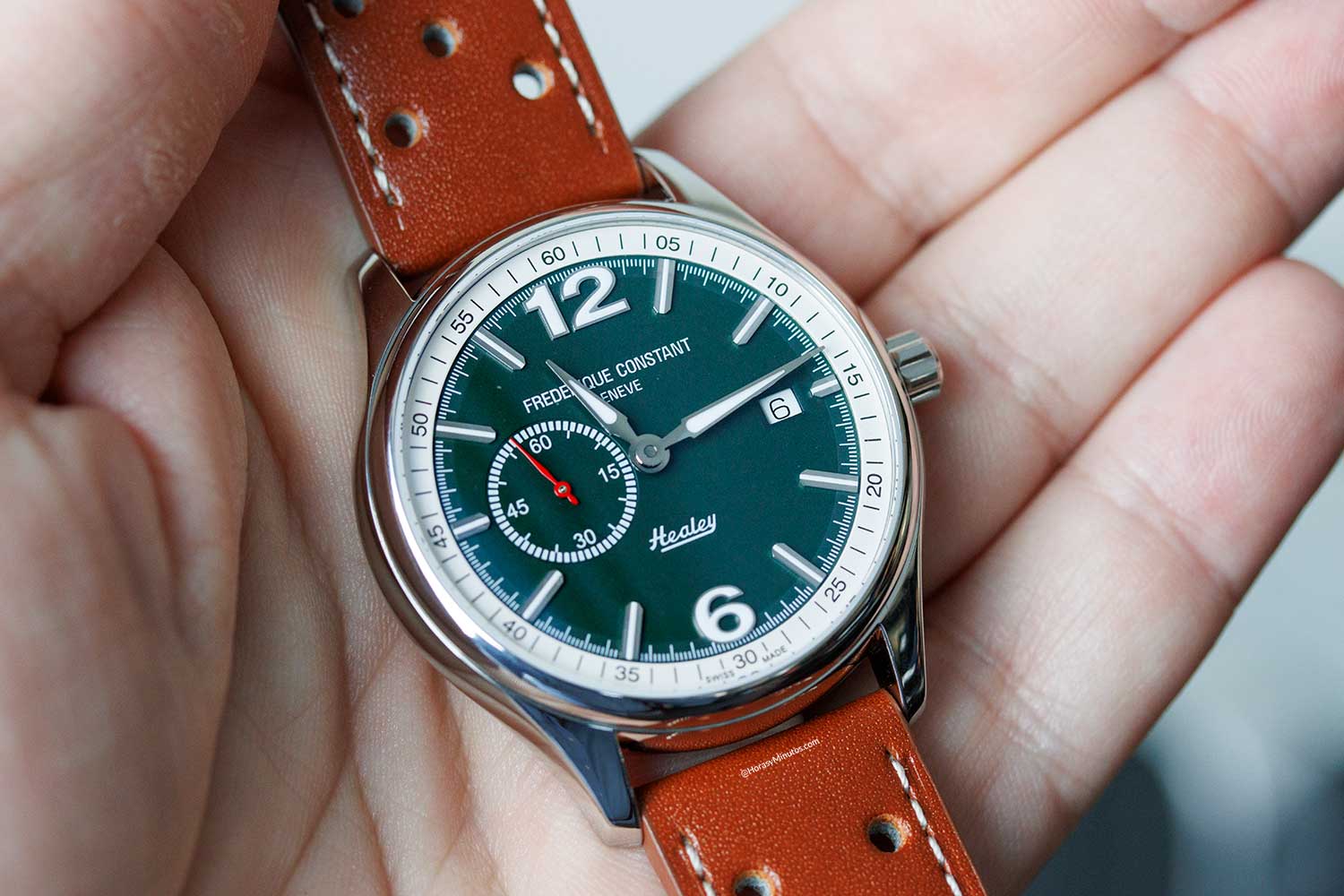 Frederique Constant Vintage Rally Healey Small Seconds verde