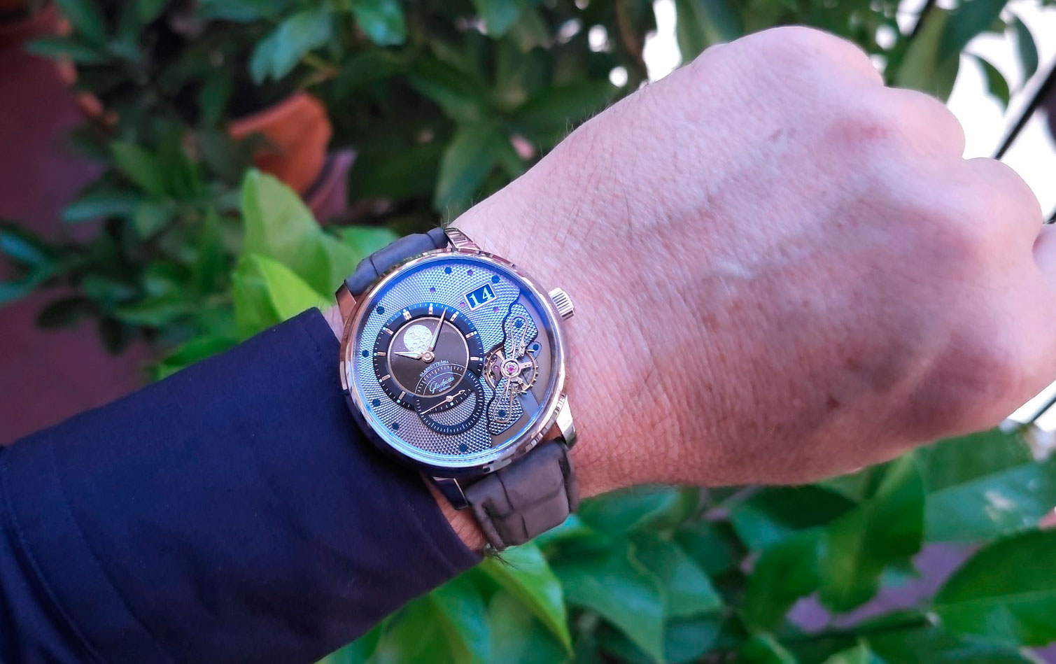 Así queda el Glashütte Original PanolunarInverse