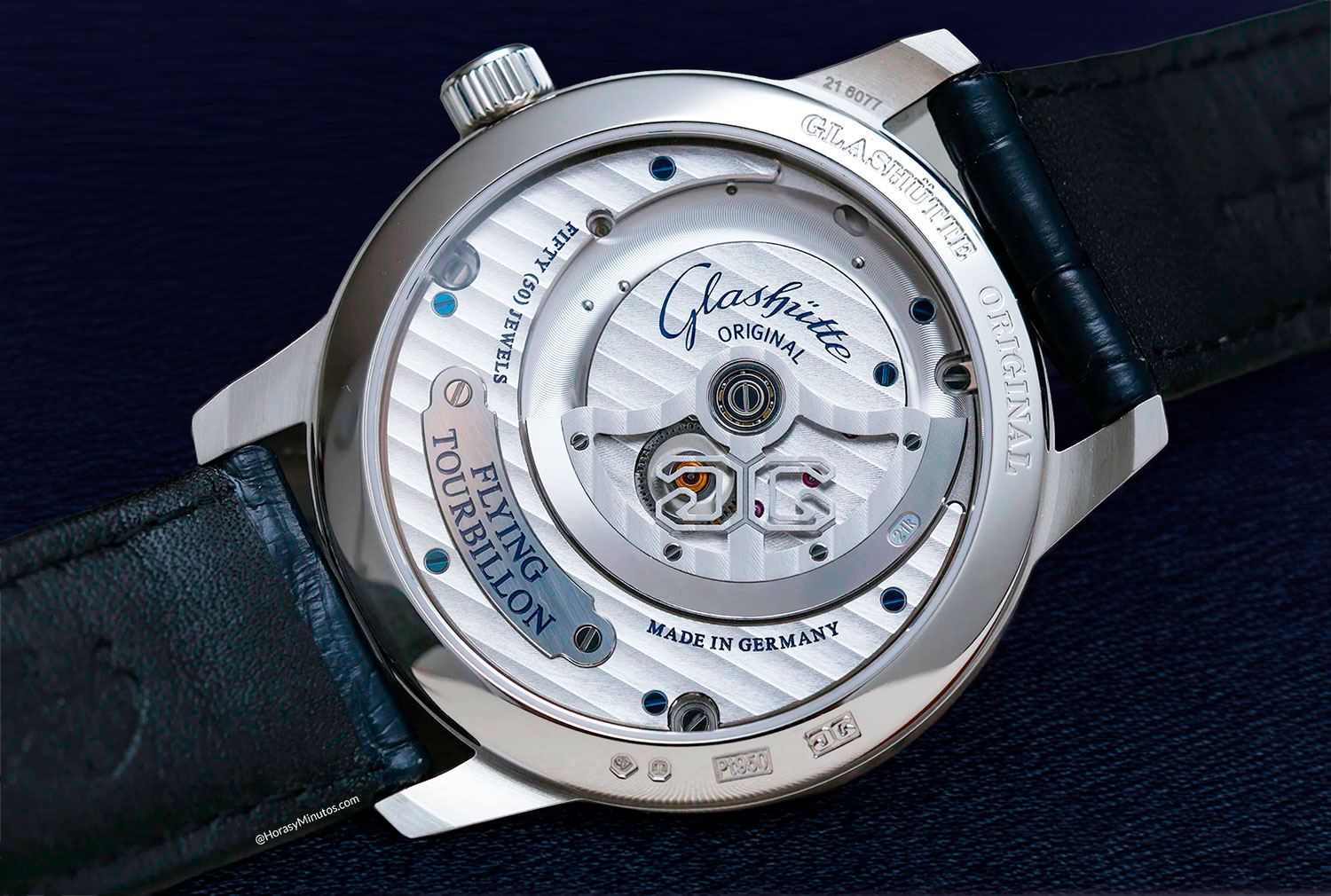 Calibre 93-03 del Glashütte Original PanoLunarTourbillon