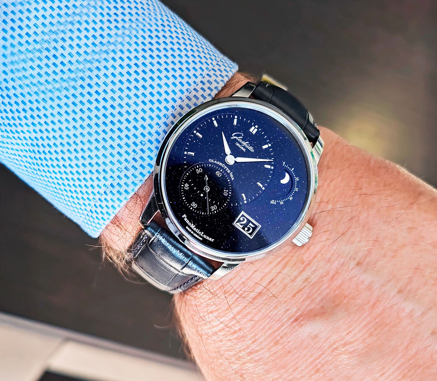Así queda el Glashütte Original PanoMaticLunar Anniversary Edition