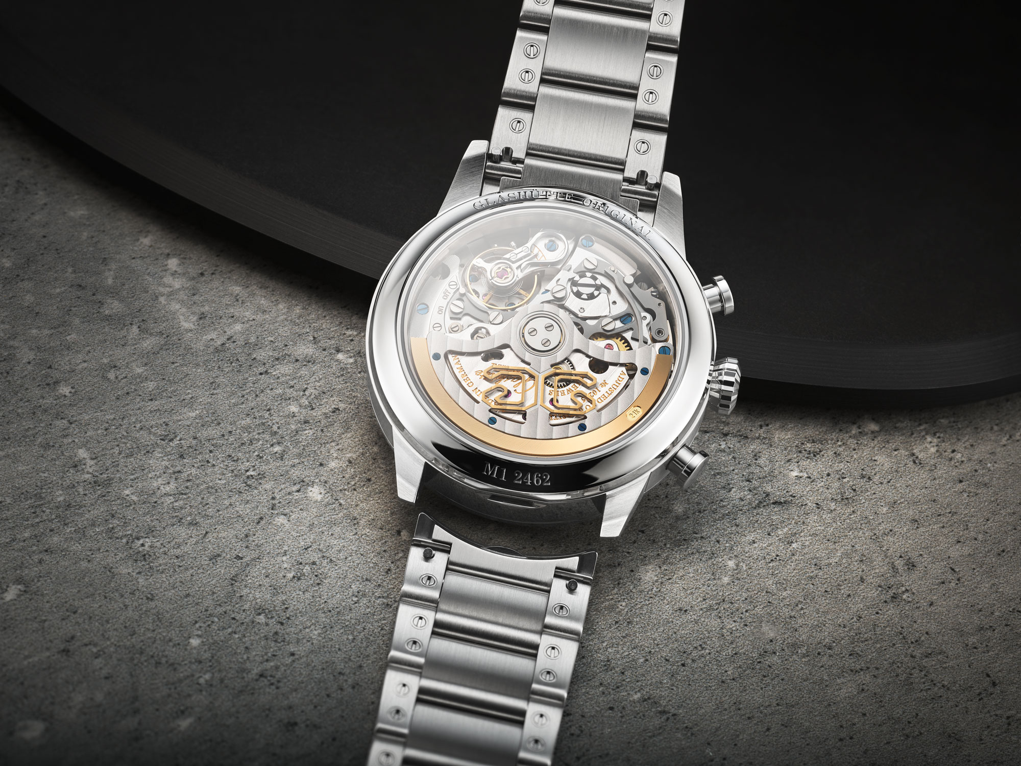 Calibre 37-24 del Glashütte Original Senator Chronograph