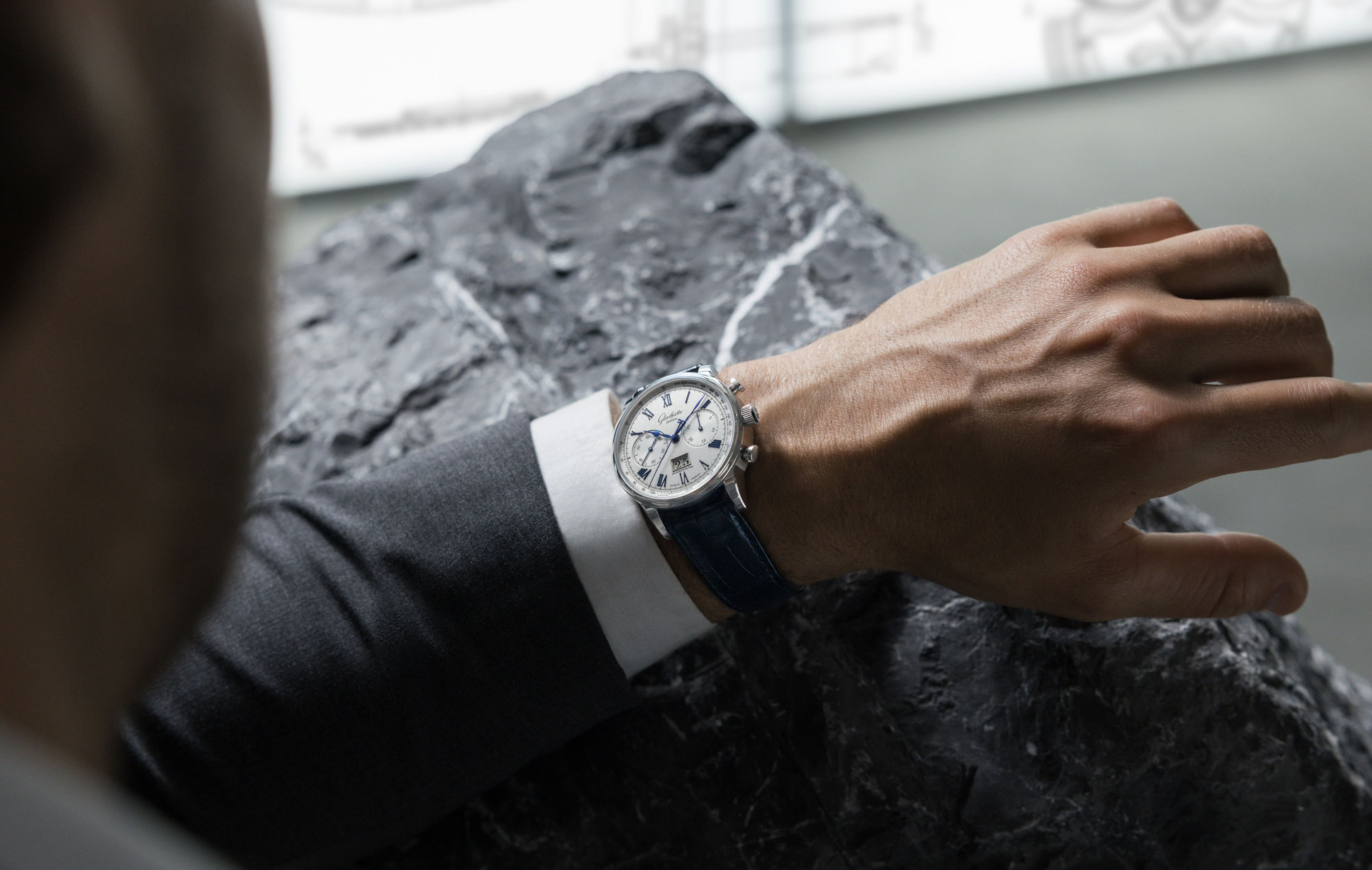 Así queda el Glashütte Original Senator Chronograph