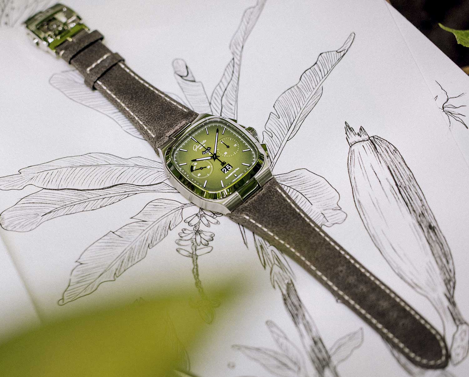 Glashütte Original Seventies Chronograph Panorama Date "Fab Green"
