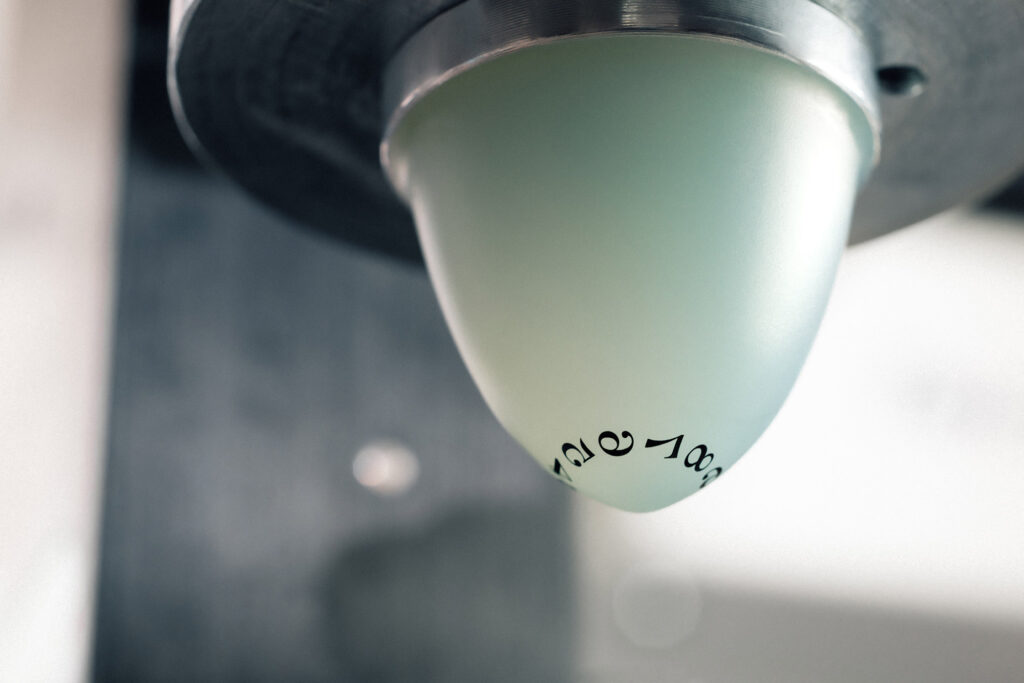 Tampón para la estampación en la fábrica de esferas de Glashütte Original