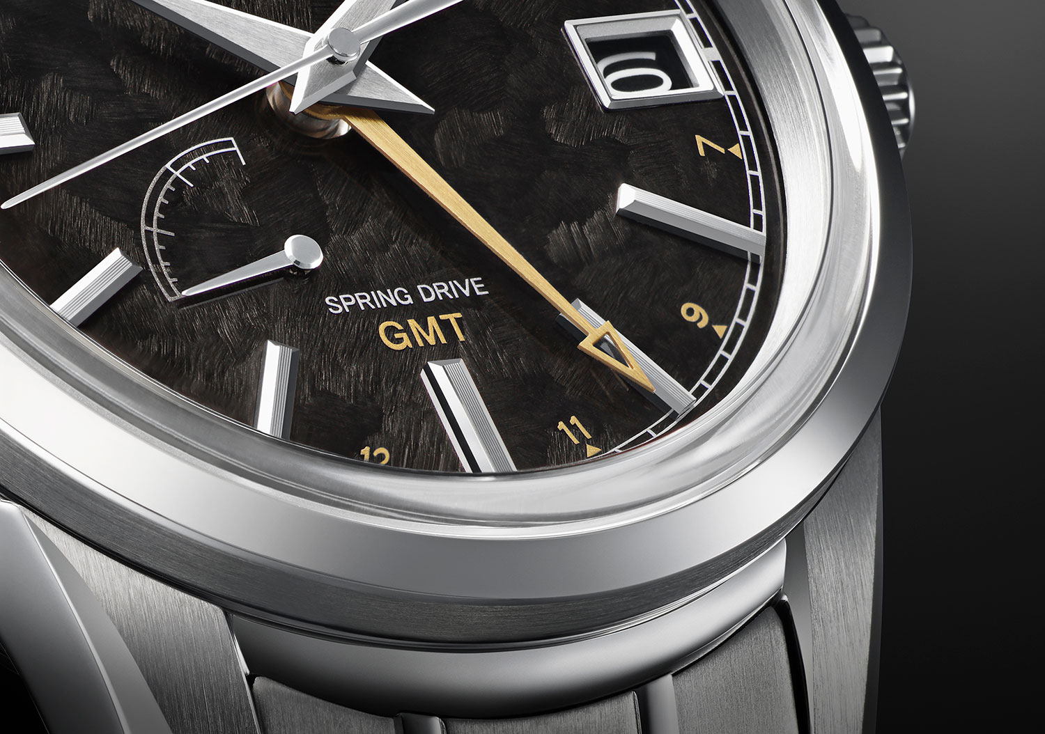 Detalle del Grand Seiko Elegance GMT 24 Estaciones Kanro