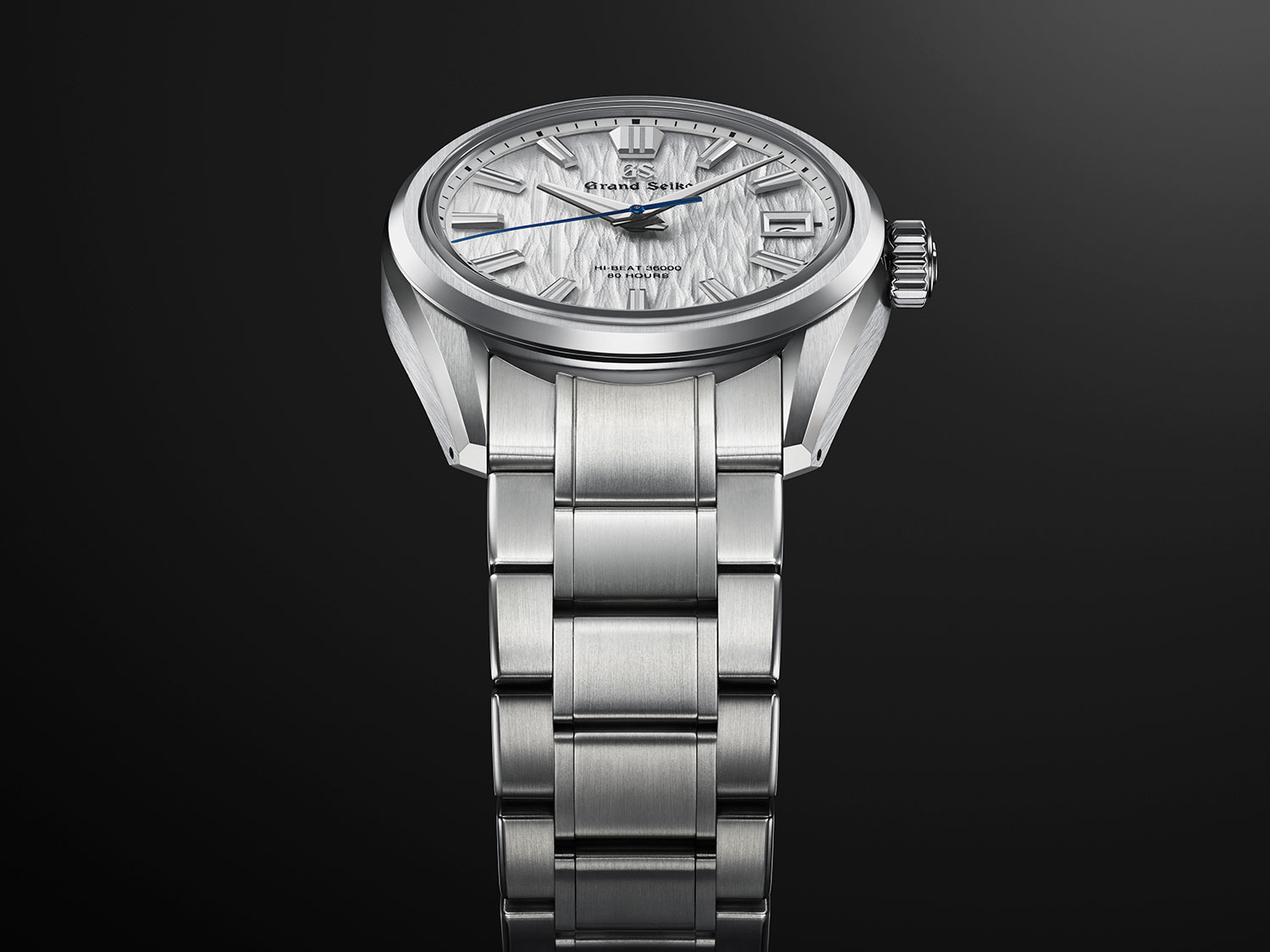 Otra vista del Grand Seiko Heritage Hi-Beat Shirakaba