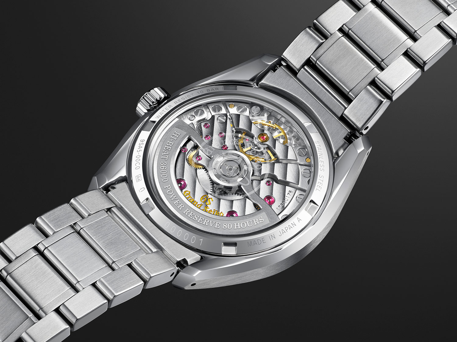 Calibre 9SA5 del Grand Seiko Heritage Hi-Beat Shirakaba