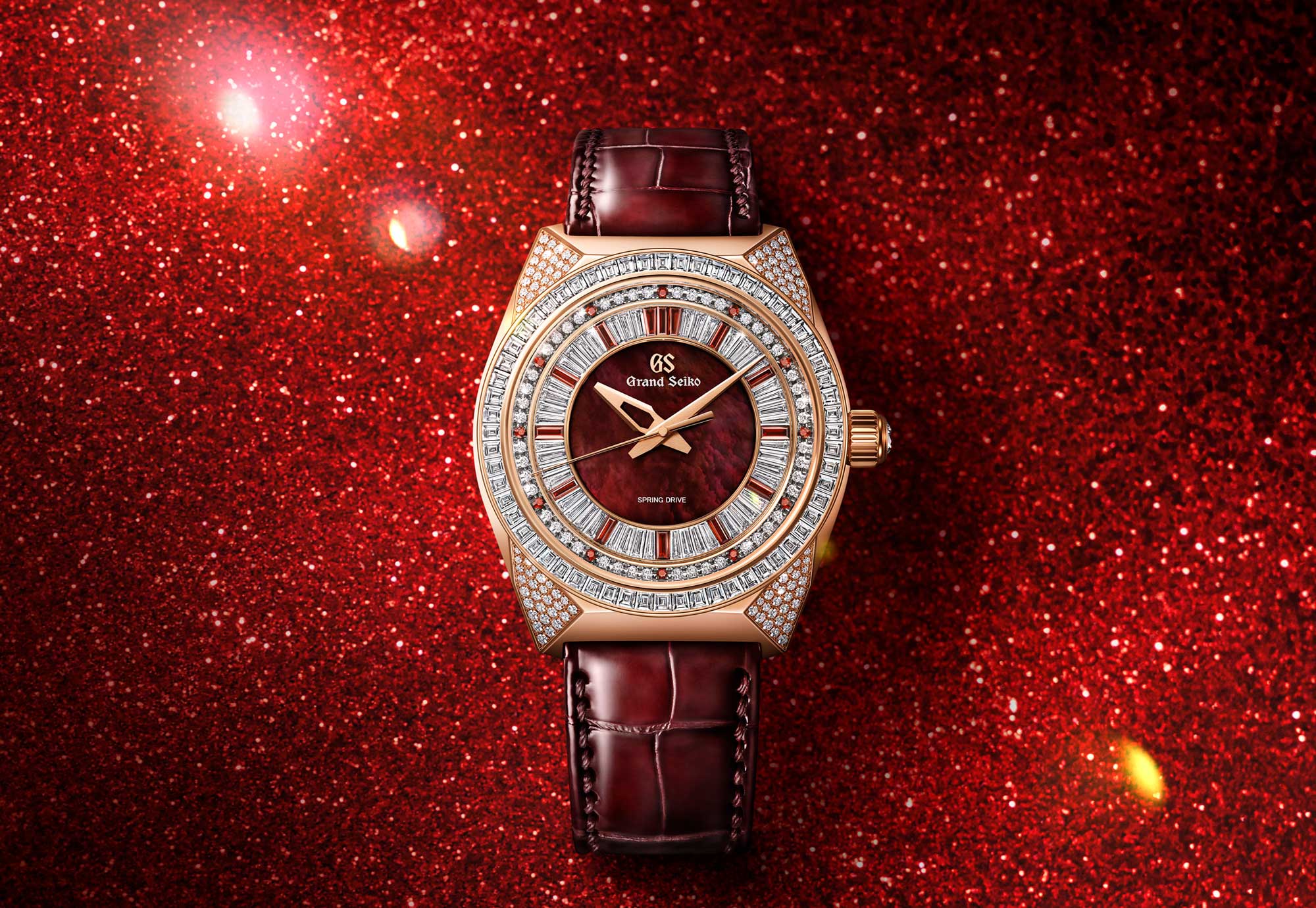 Grand Seiko Masterpiece Collection Spring Drive 8 Day Jewelry Watch “Red Lion” SBGD228