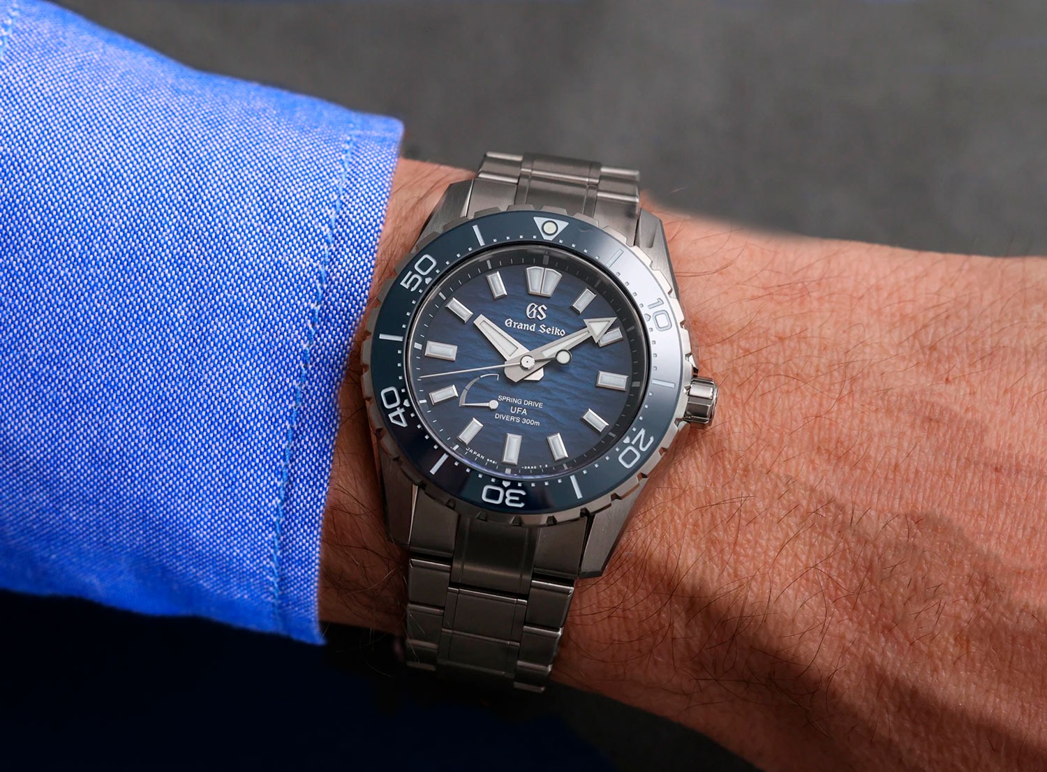 Grand Seiko Spring Drive U.F.A. Diver Ushio Blue