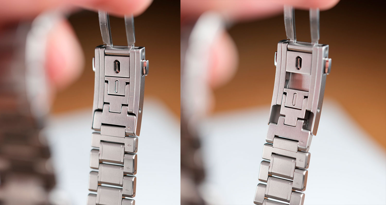 Cierre con microajuste del El Grand Seiko Spring Drive U.F.A. SLGB003