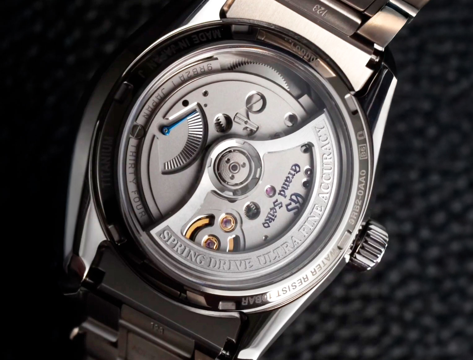 Calibre 9RB2 de los Grand Seiko Spring Drive U.F.A.