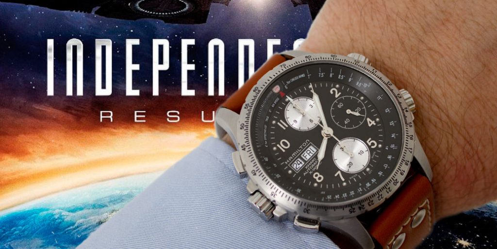 En la muñeca: Hamilton X-Wind Auto Chrono, el reloj de Independence Day 2 -  Horas y Minutos