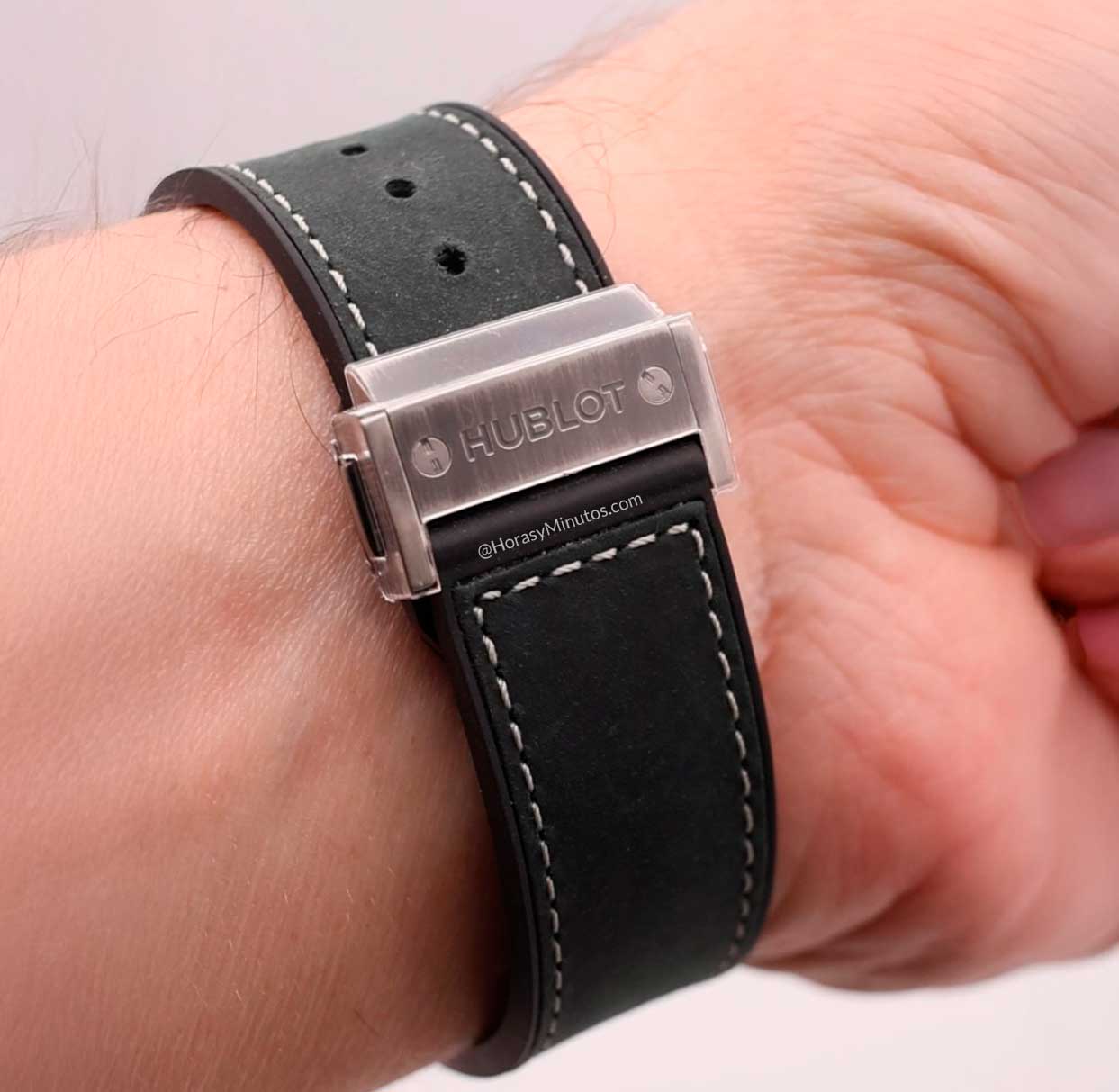 Hebilla del Hublot Classic Fusion Chronograph Barcelona Boutique