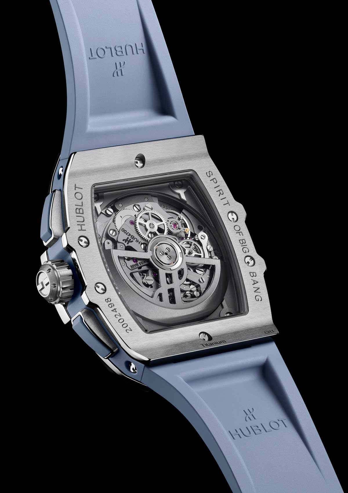 Calibre HUB4700 de los Hublot Spirit of Big Bang Coal Blue Editions