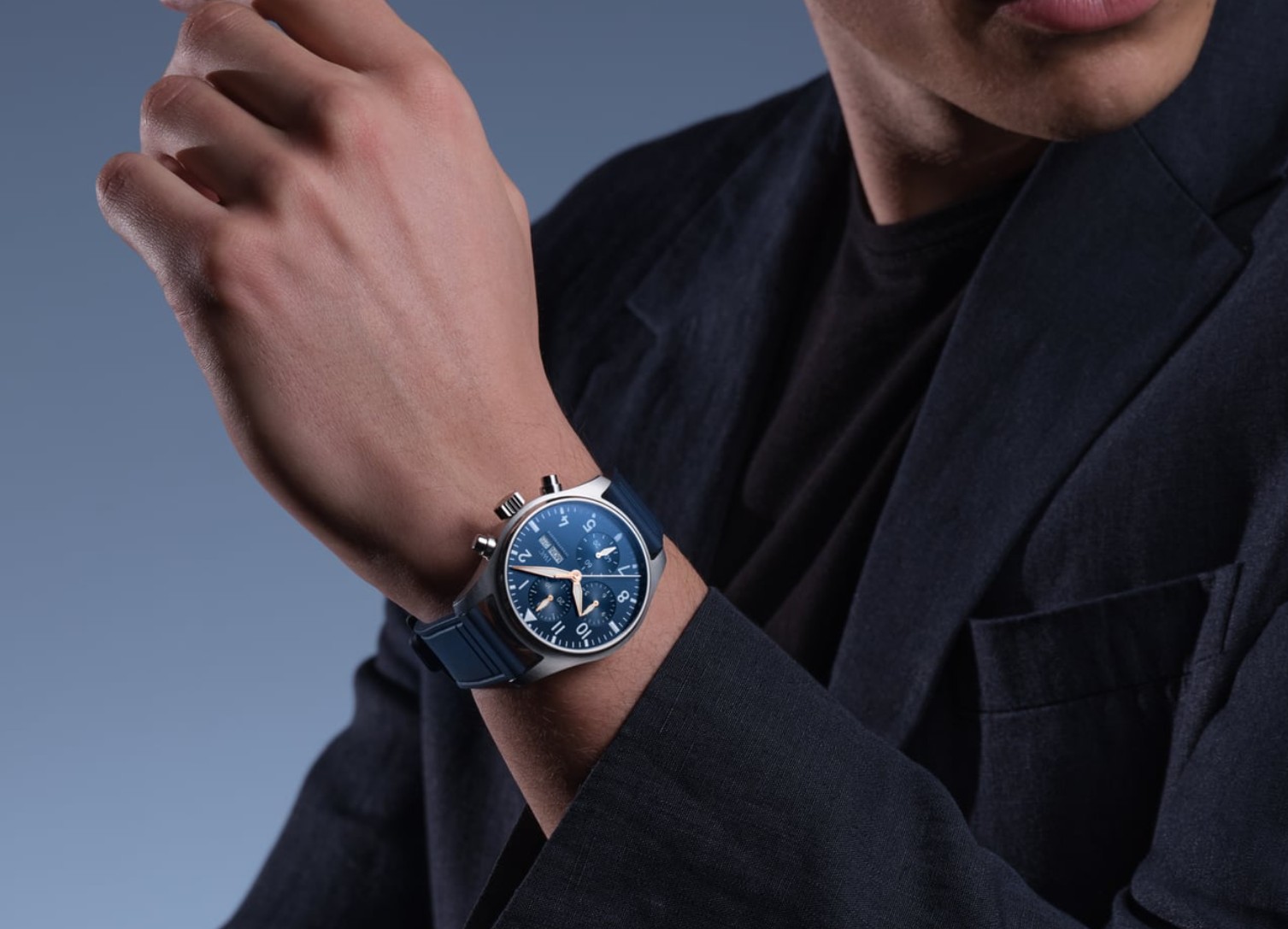 El IWC Pilot’s Watch Chronograph 41 Le Petit Prince, puesto