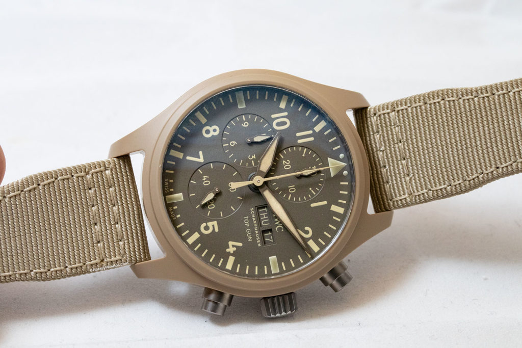 El IWC Pilot’s Watch Chronograph TOP GUN Edition “Mojave Desert”