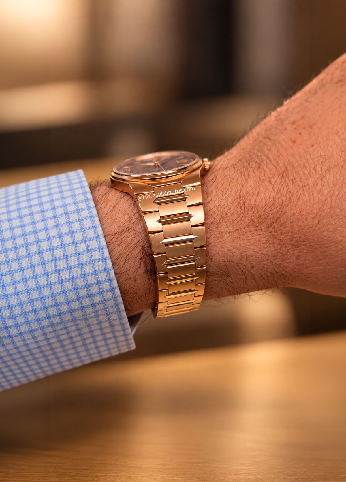 Brazalete de oro del Jaeger-LeCoultre Master Control Chonometre