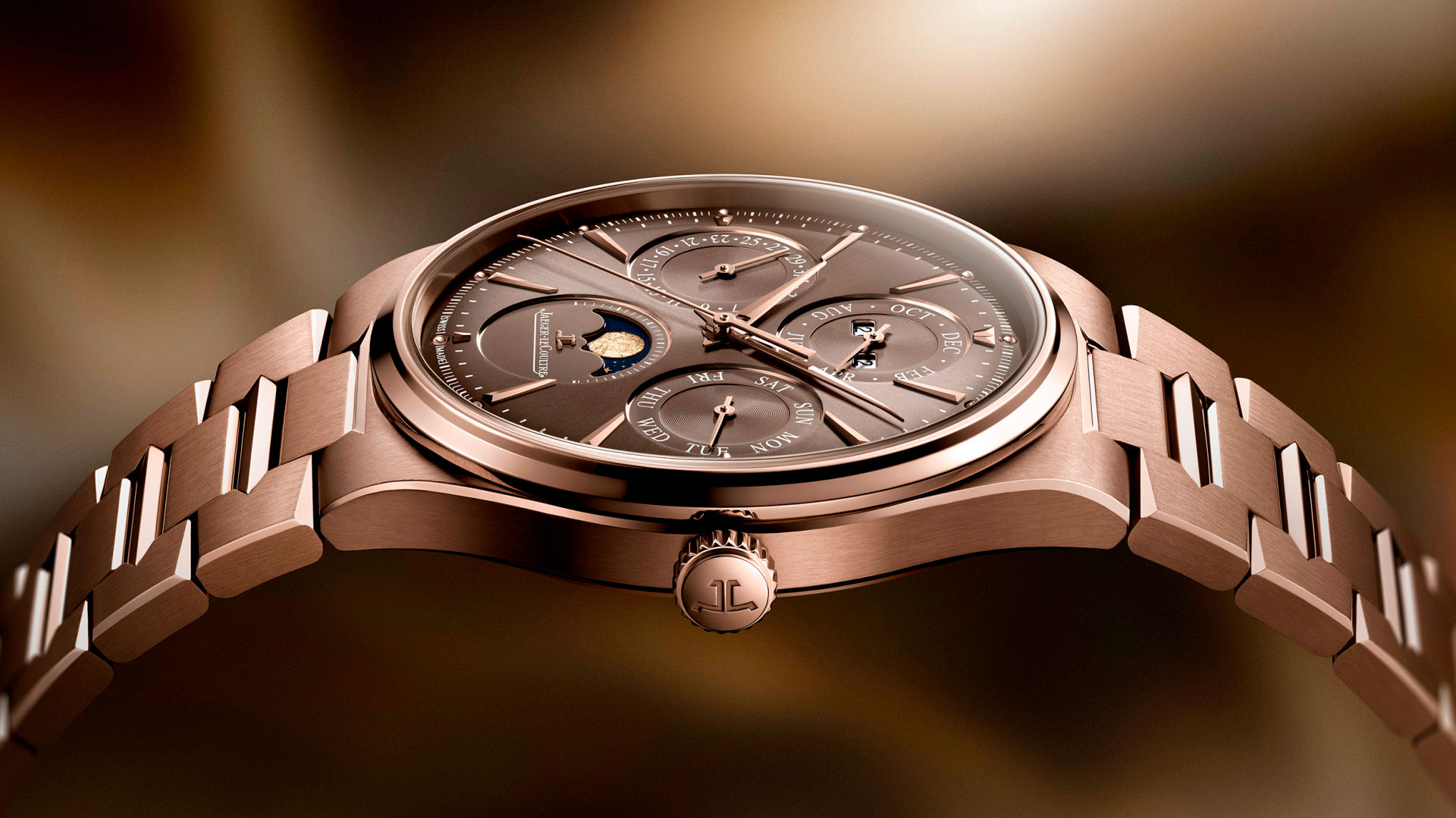 Perfil del Jaeger LeCoultre Master Control Chronometre Calendario Perpetuo oro