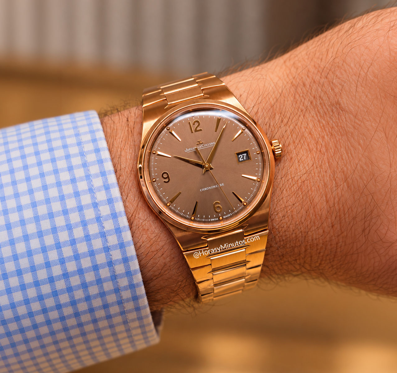 Jaeger-LeCoultre Master Control Chonometre Date en oro