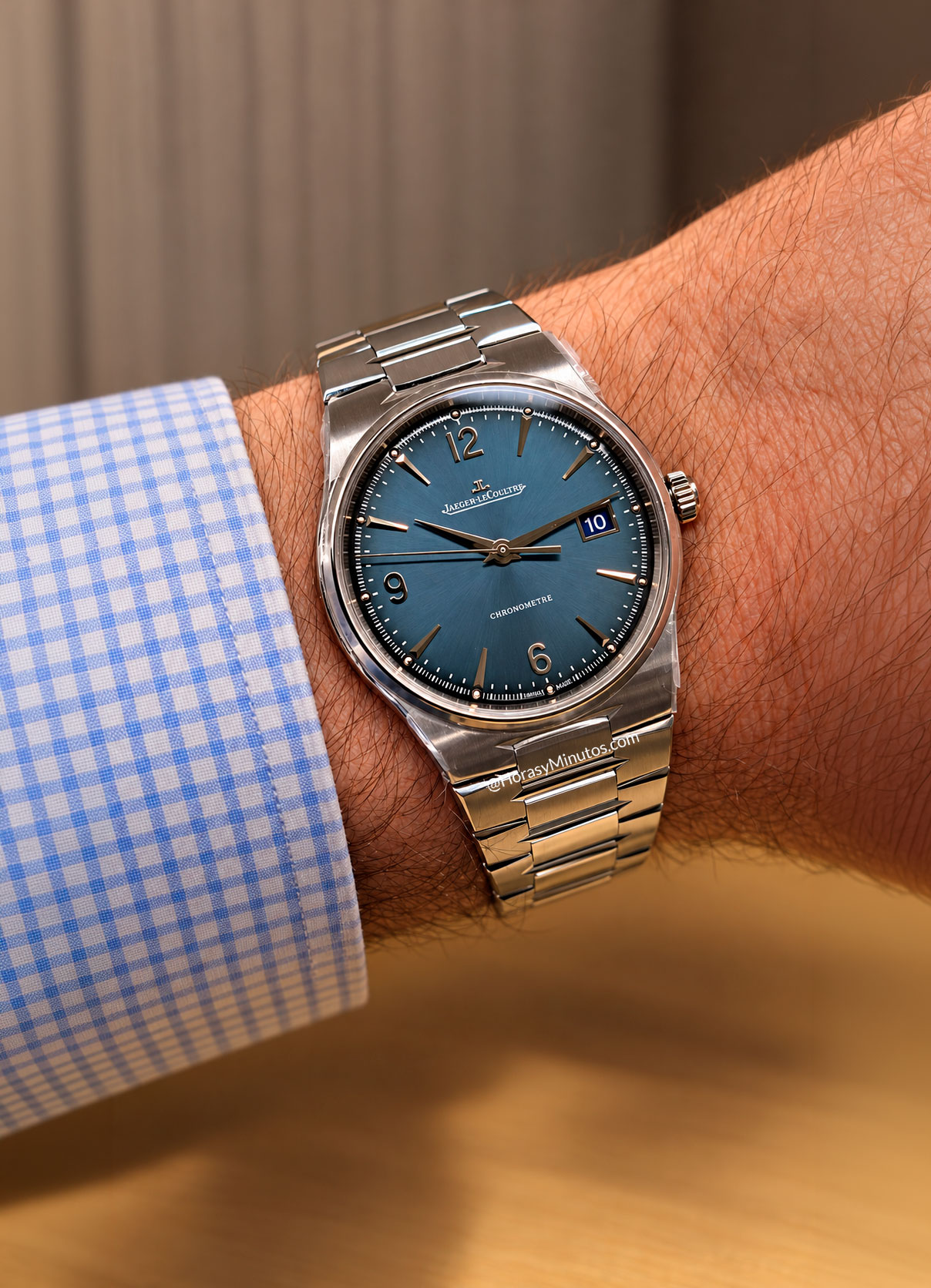 Jaeger-LeCoultre Master Control Chonometre Date en acero