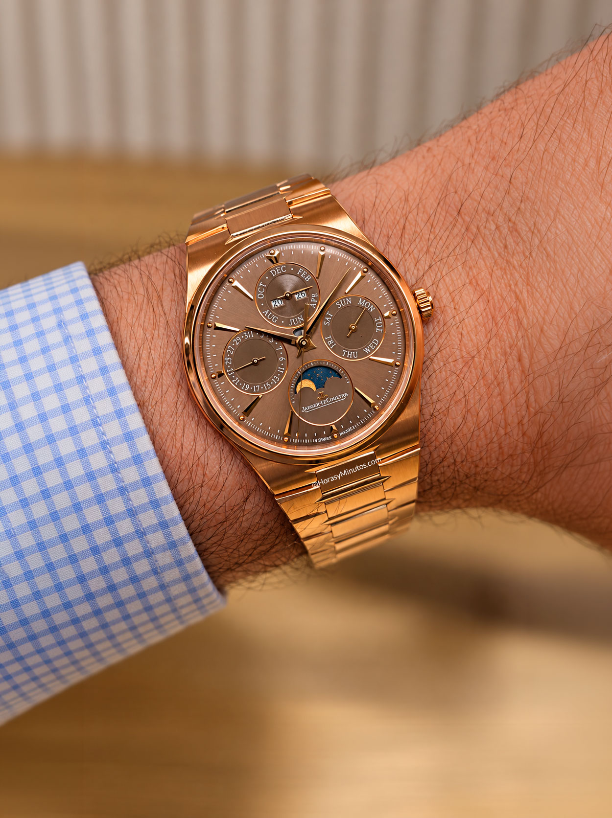Jaeger-LeCoultre Master Control Chonometre Perpetual Calendar en oro