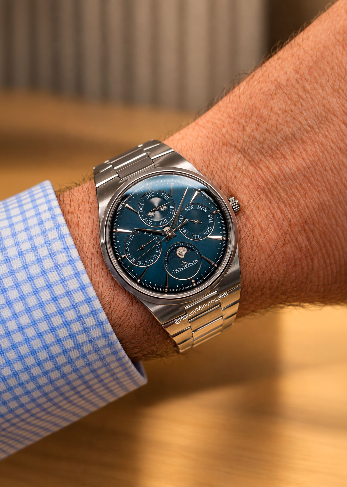 Jaeger-LeCoultre Master Control Chonometre Perpetual Calendar en acero