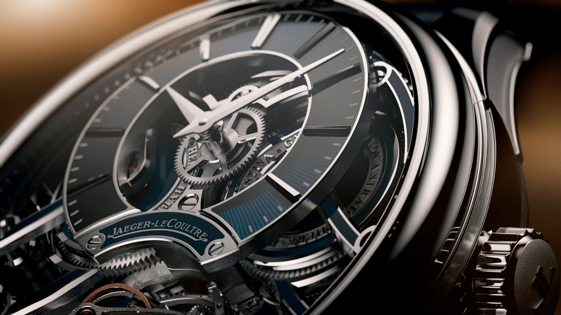 Detalle de la esfera del Jaeger-LeCoultre Master Hybris Inventiva Gyrotourbillon À Stratosphère