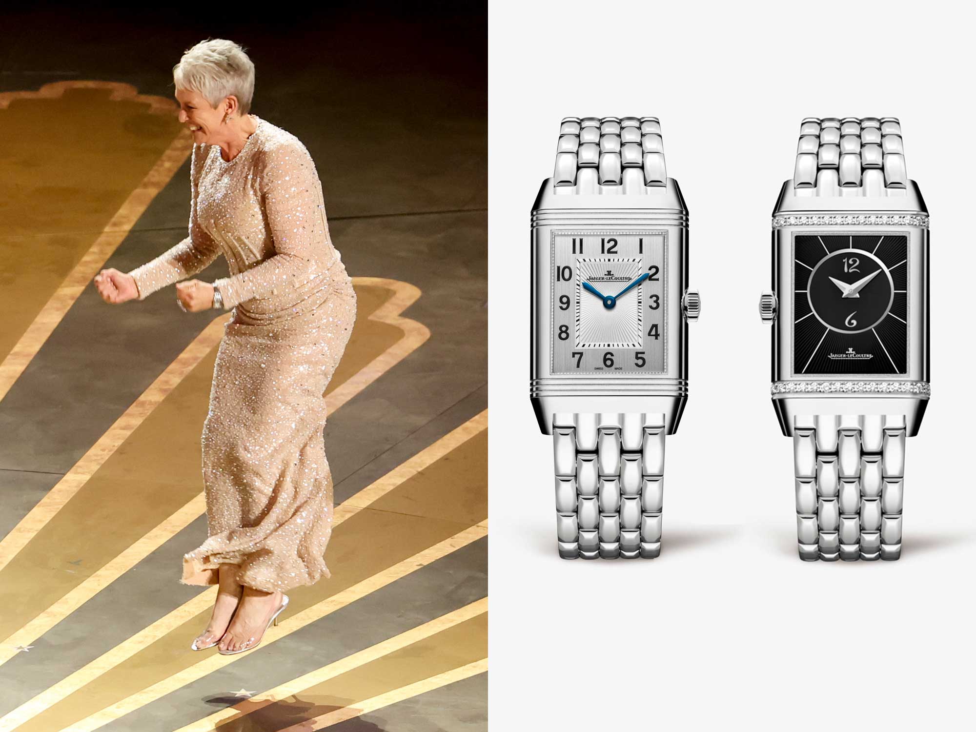 Jamie Lee Curtis Jaeger-LeCoultre Reverso Classic Duetto