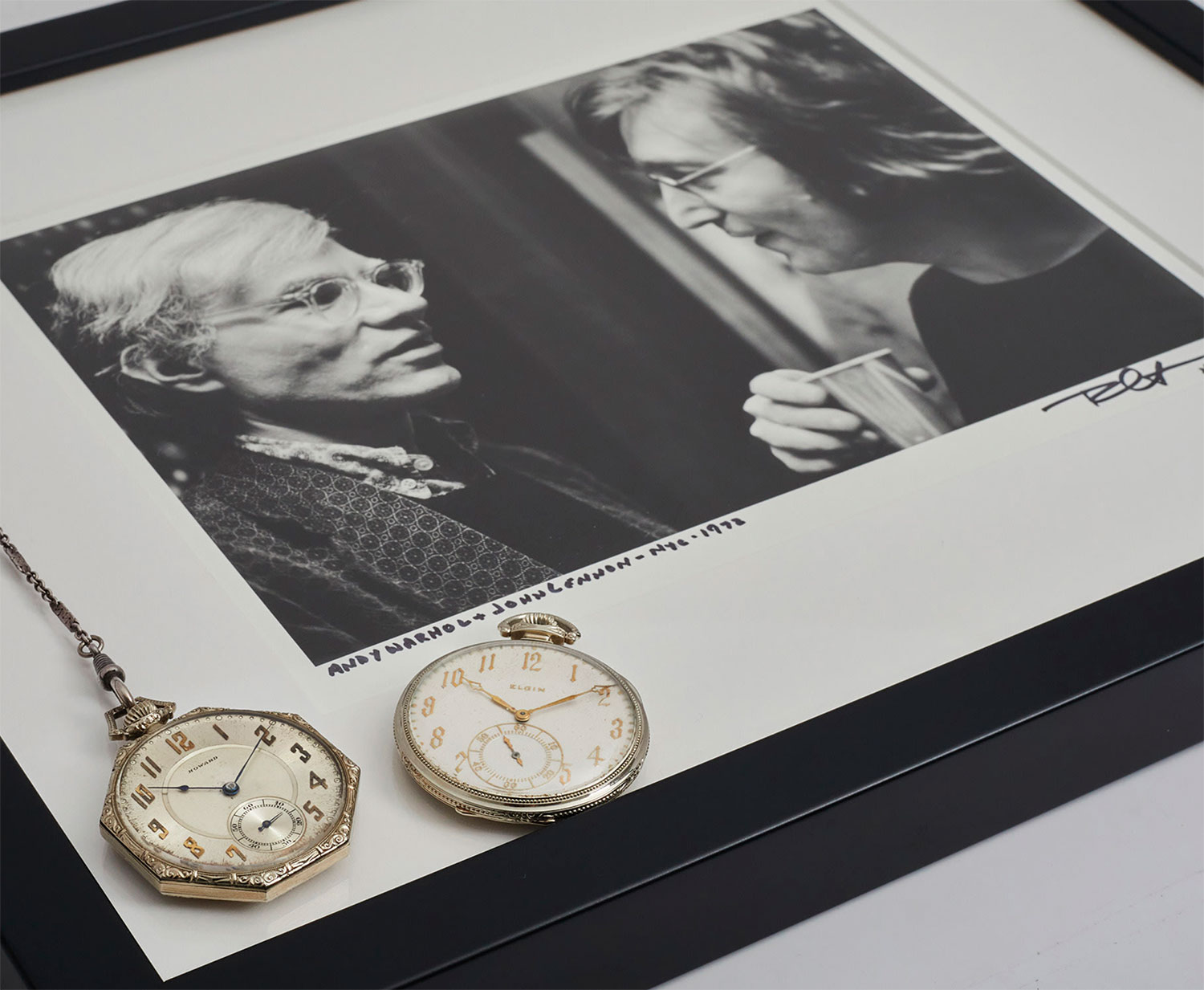 Relojes de bolsillo de Andy Warhol y John Lennon