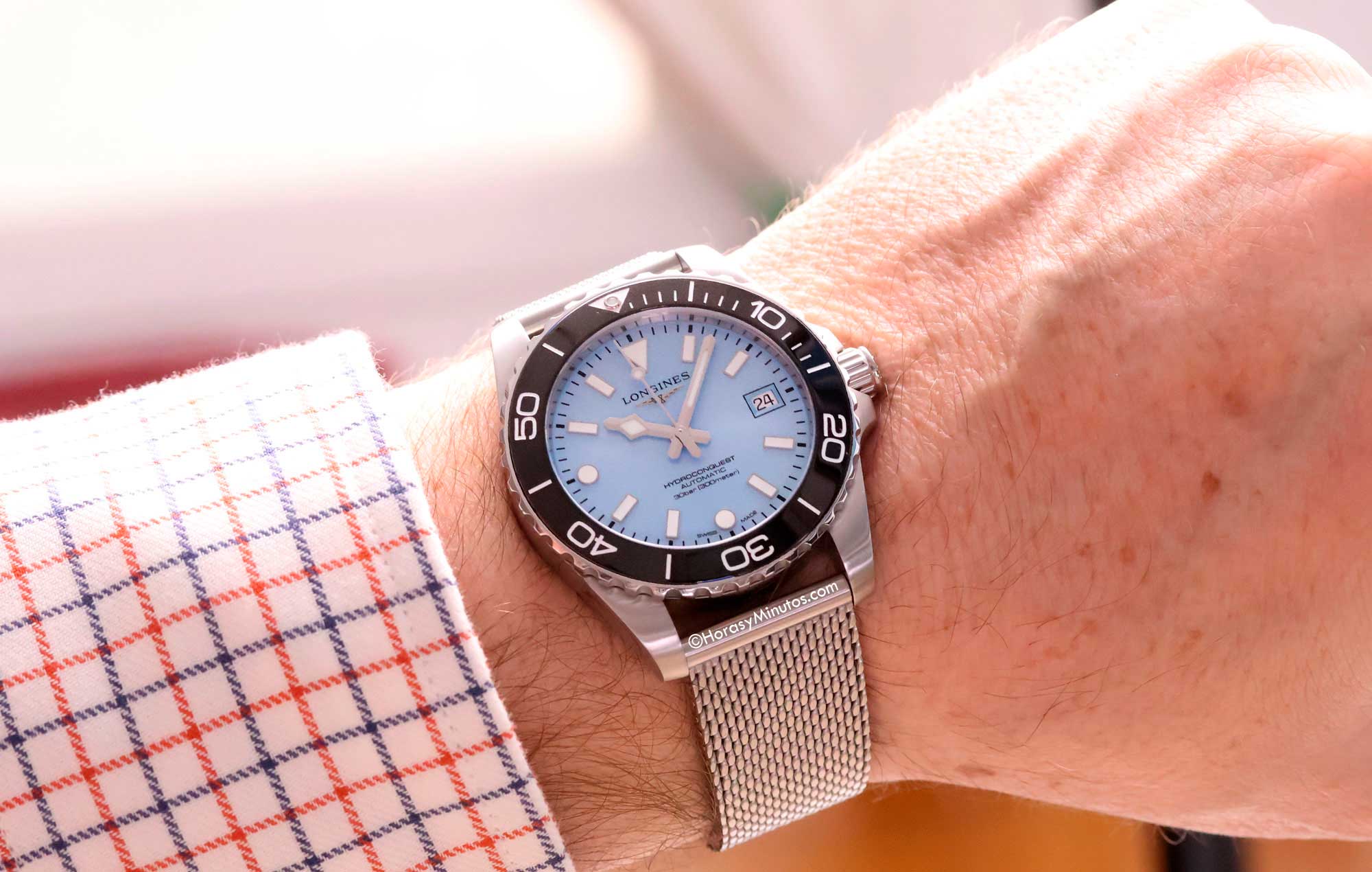Longines Hydroconquest 2026 azul escarchado