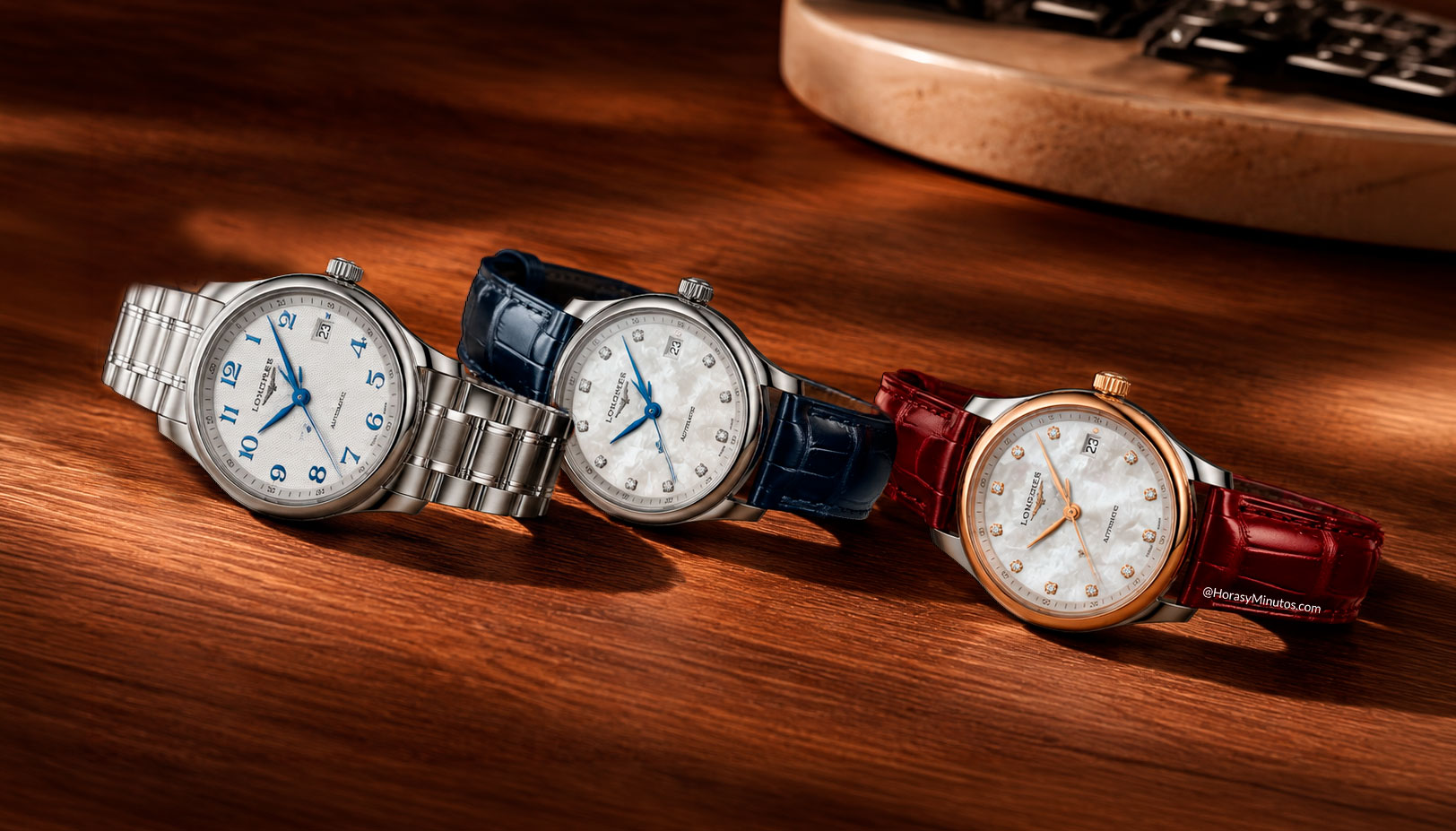 Los modelos de 34 mm de la Longines Master Collection