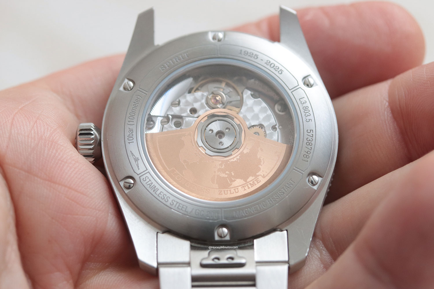 Calibre L844.4 del Longines Spirit Zulu Time 1925