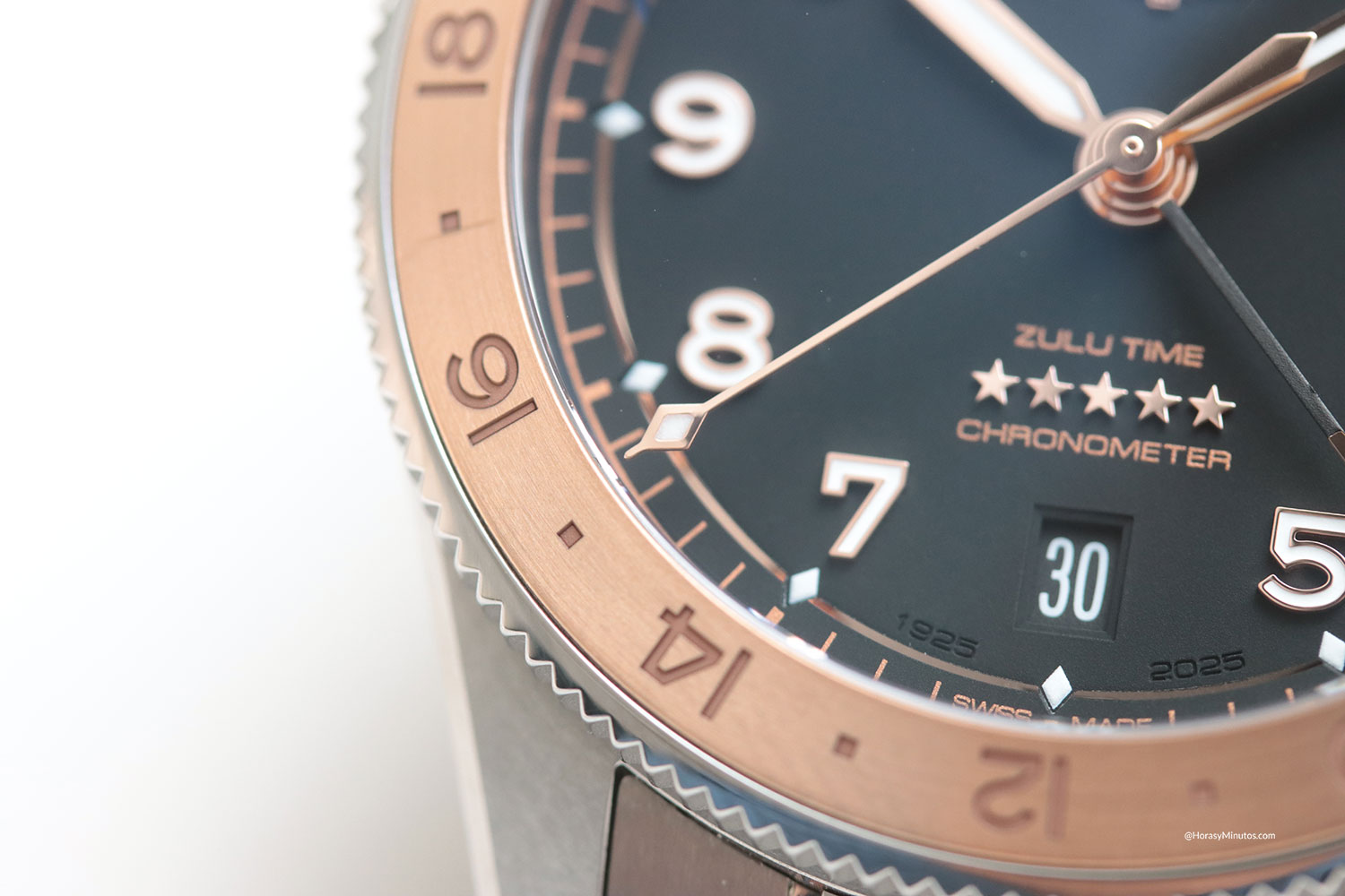 Aguja de segundos del Longines Spirit Zulu Time 1925