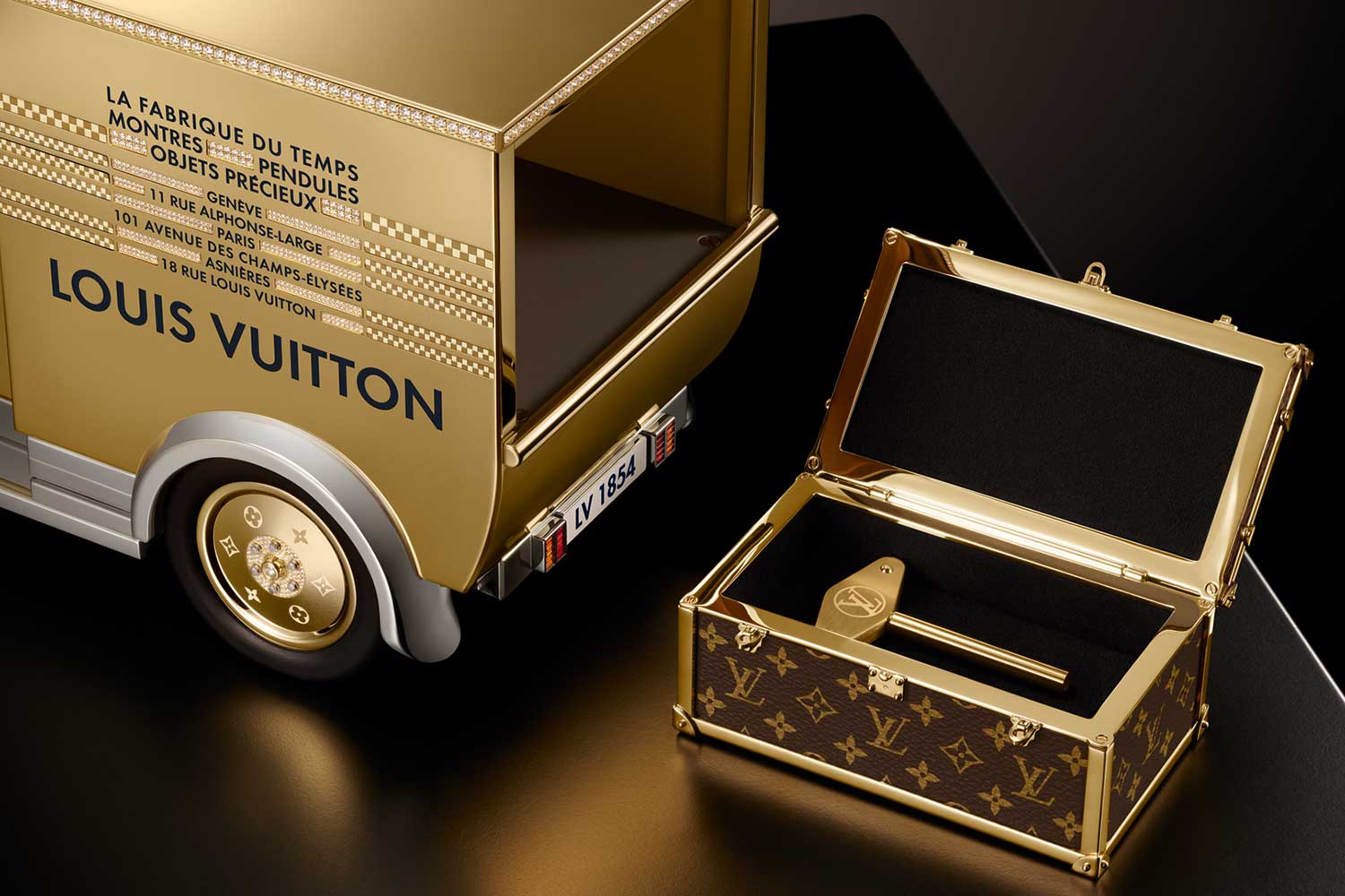 Llave de cuerda del Louis Vuitton Camionnette