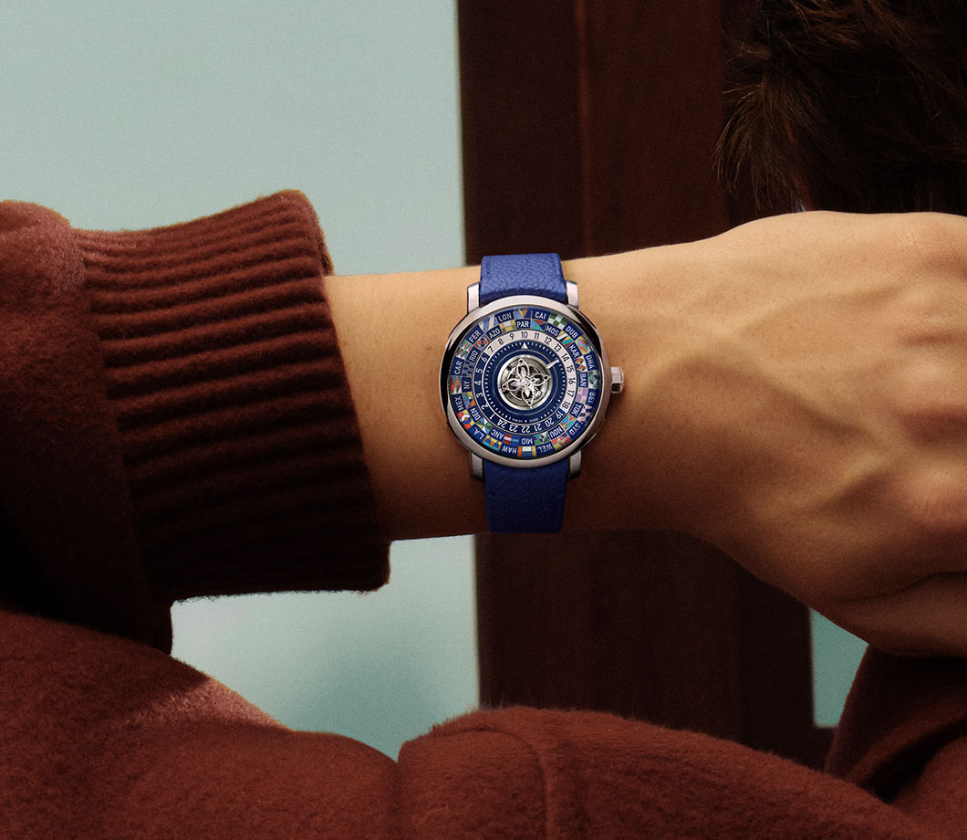 Así queda el Louis Vuitton Escale Worldtime Tourbillon