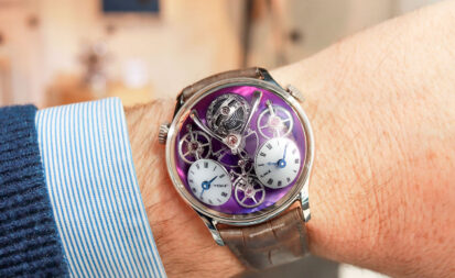 En la muñeca: MB&F LMX Deep Purple