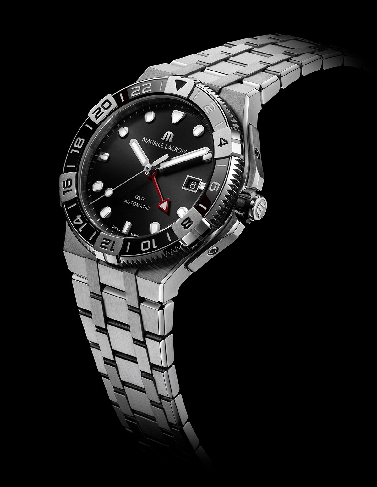 Maurice Lacroix Aikon Venturer GMT negro
