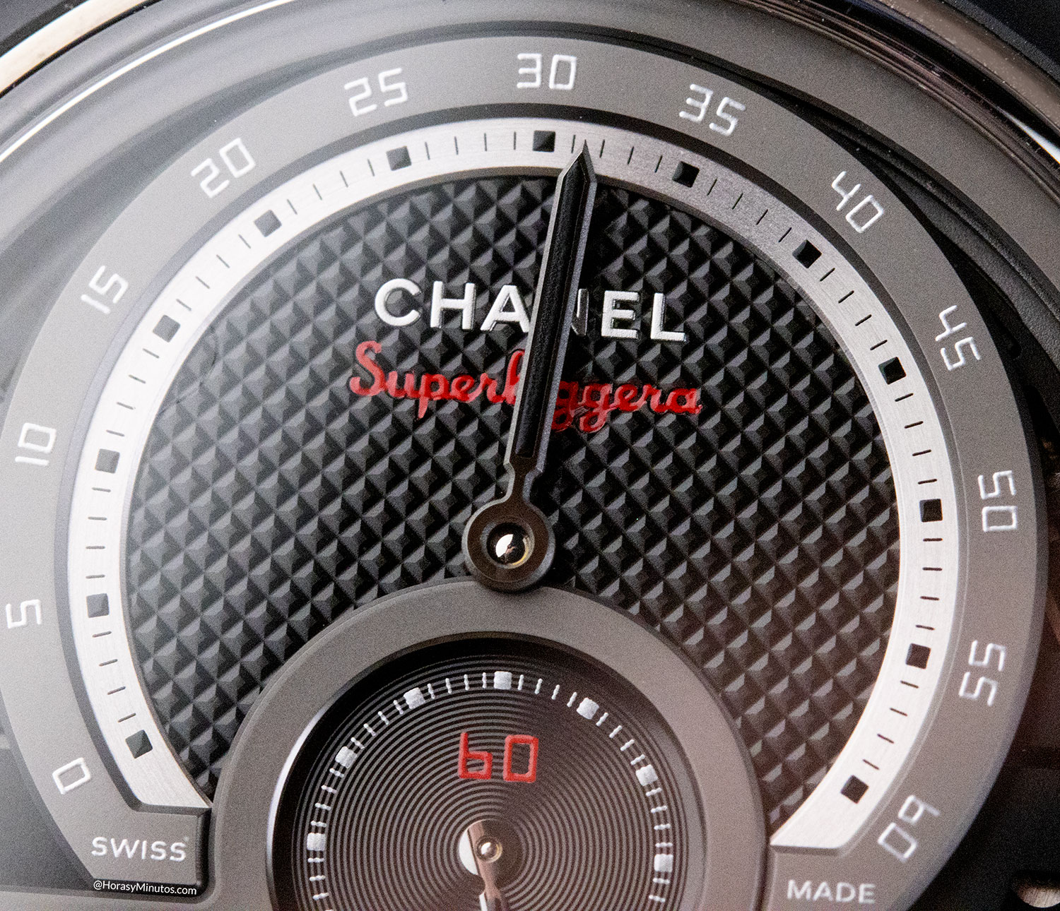 Contador de minutos del del Monsieur de Chanel Superleggera