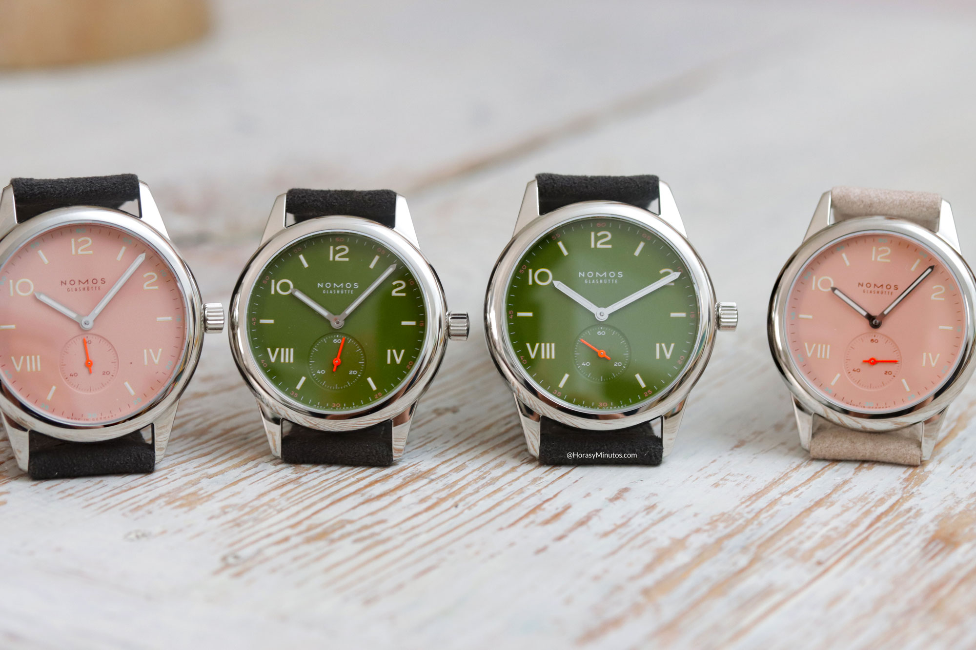 Nomos Club Campus Full Rose y All Olive