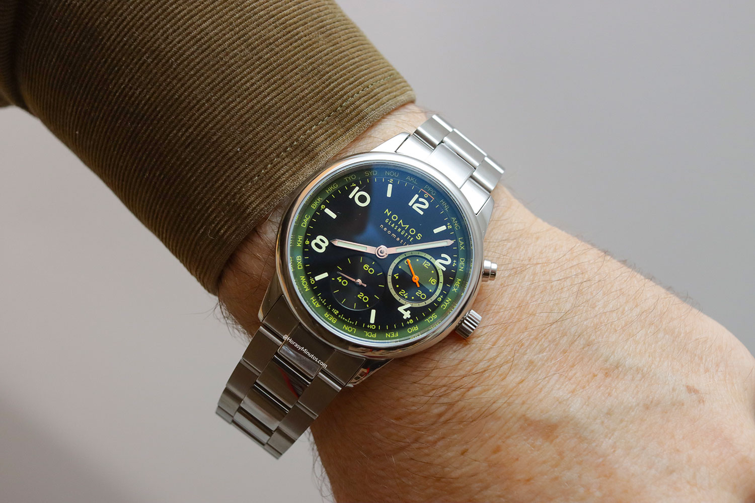 Así queda el Nomos Club Sport neomatik Mundial Vector