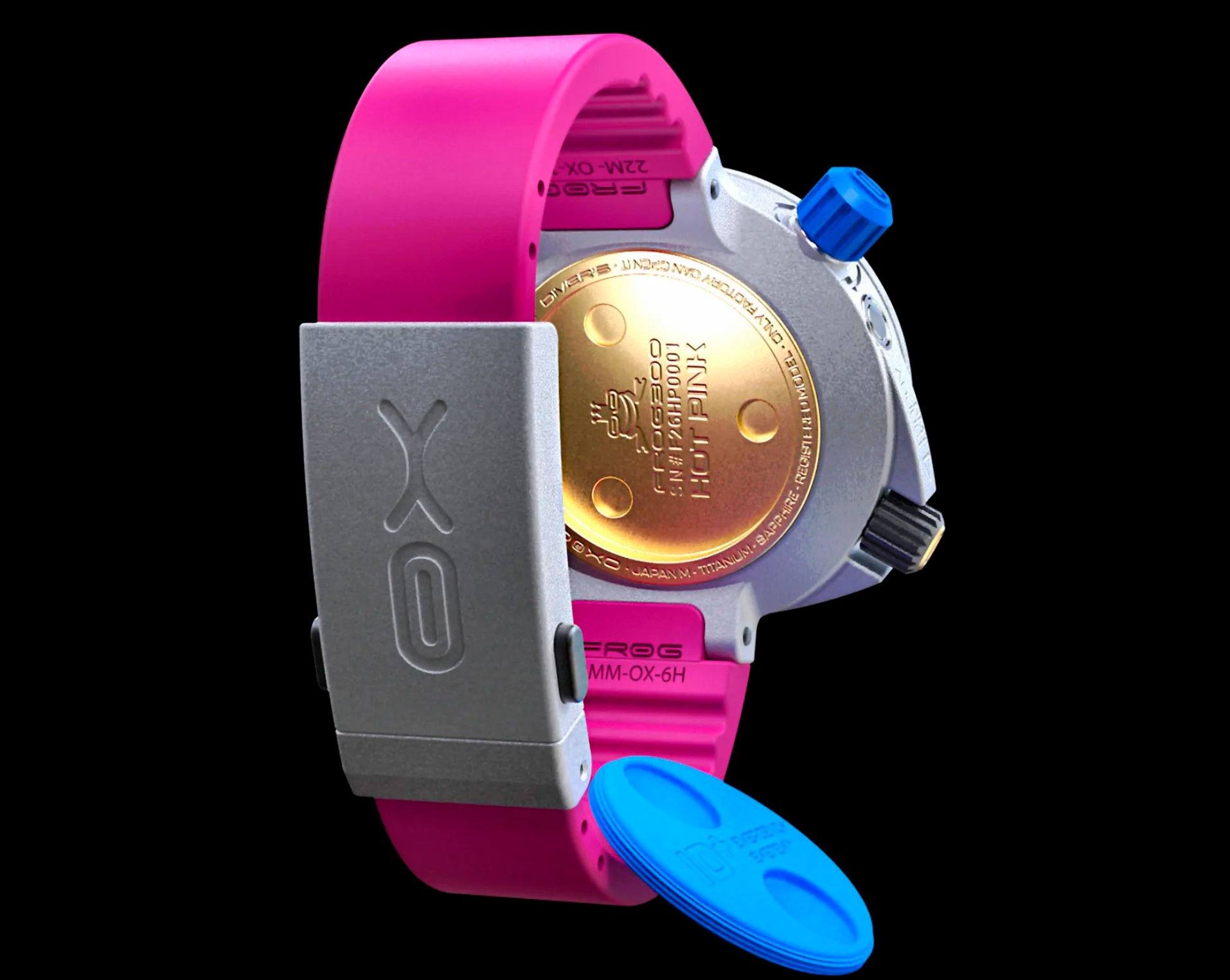 Trasera del OX FROG300 GMT Hot Pink