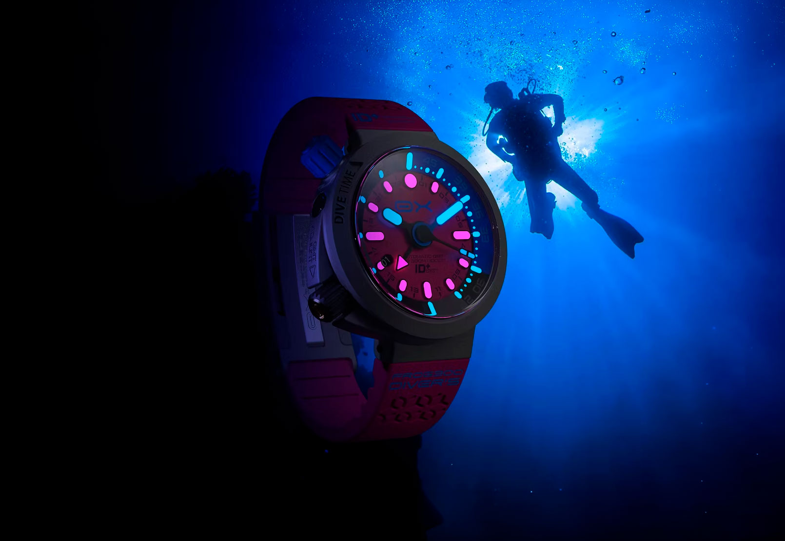 Super-LumiNova del OX FROG300 GMT Hot Pink