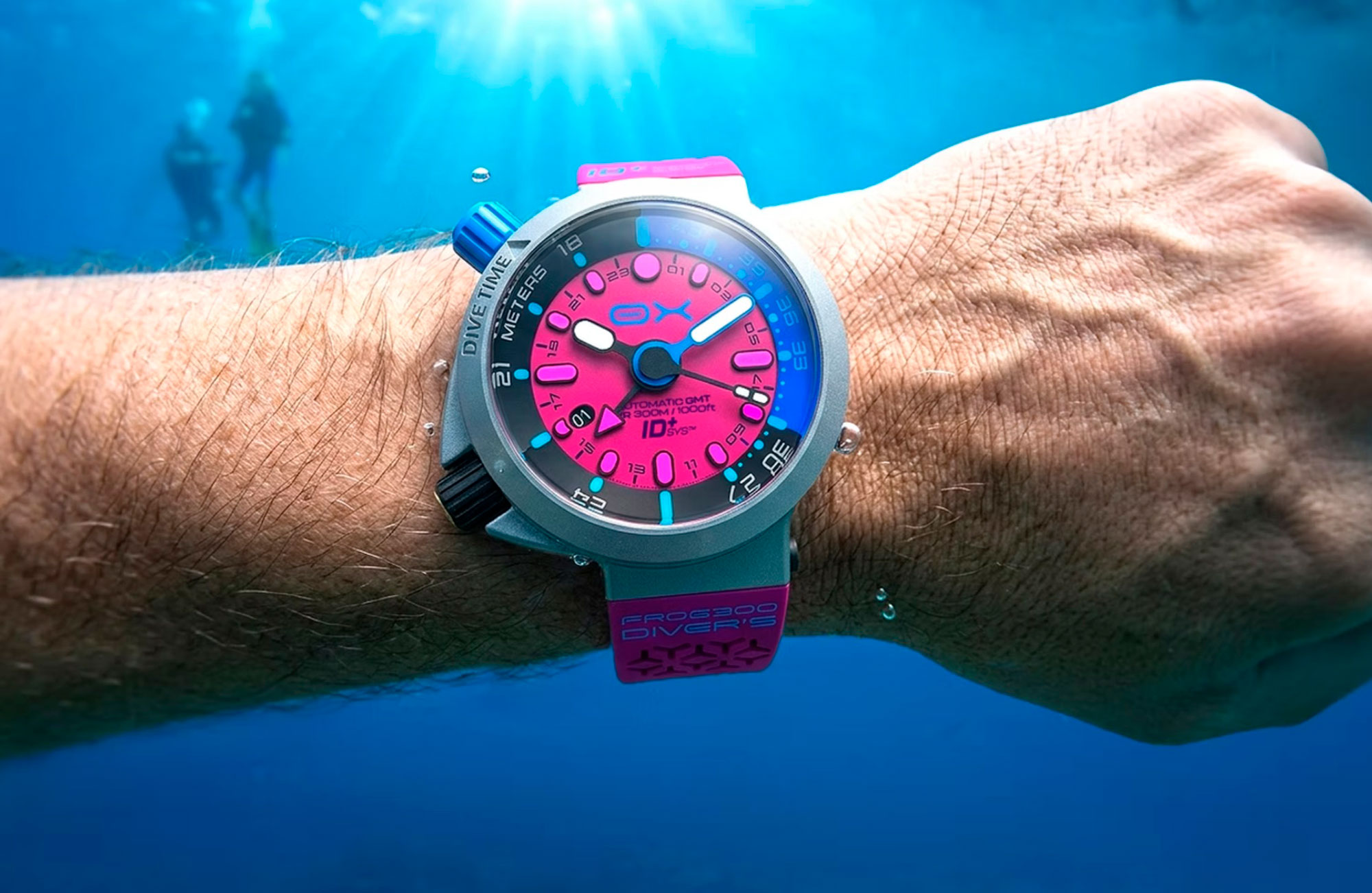 Así queda el OX FROG300 GMT Hot Pink