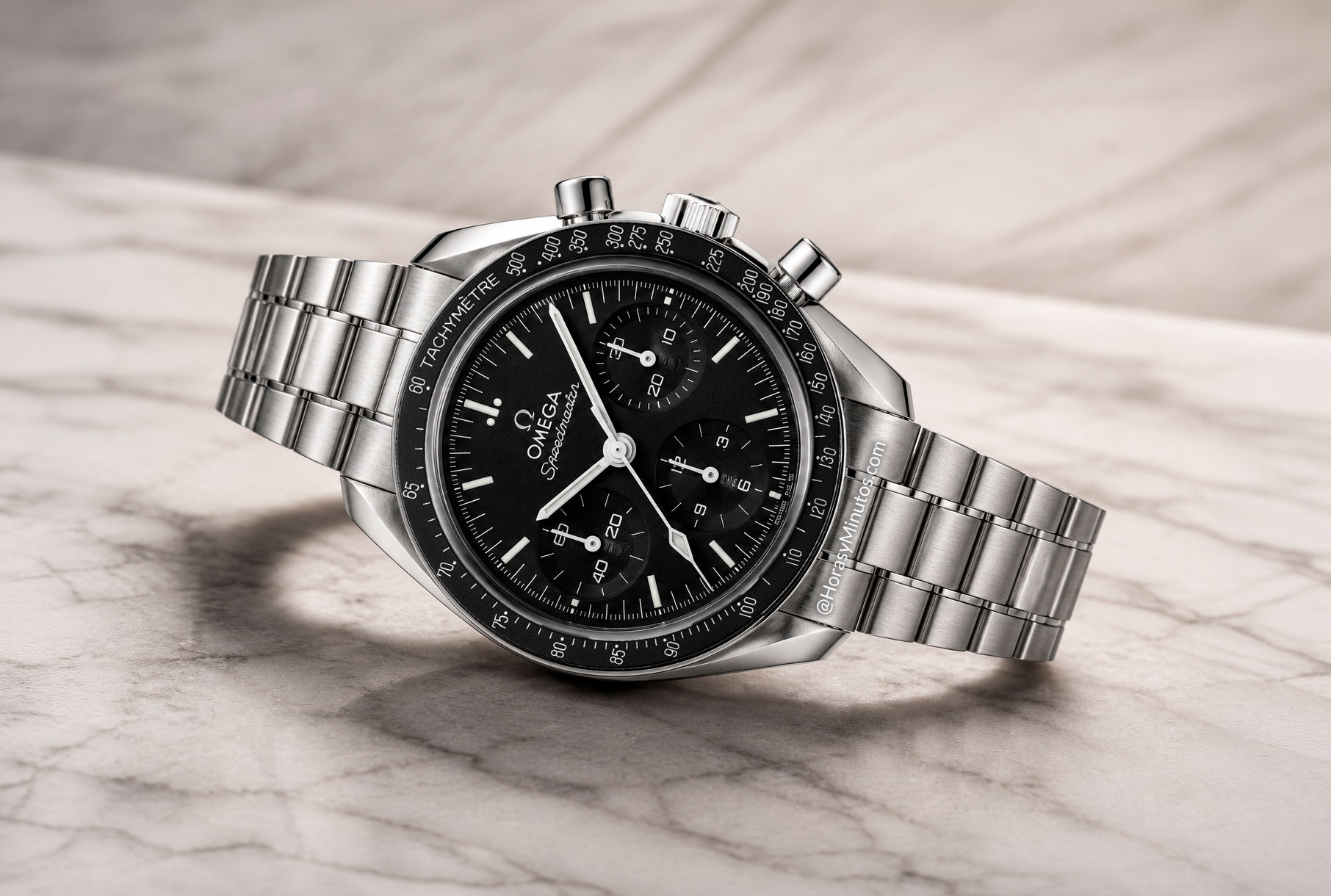 Omega Speedmaster 38 mm sin fecha