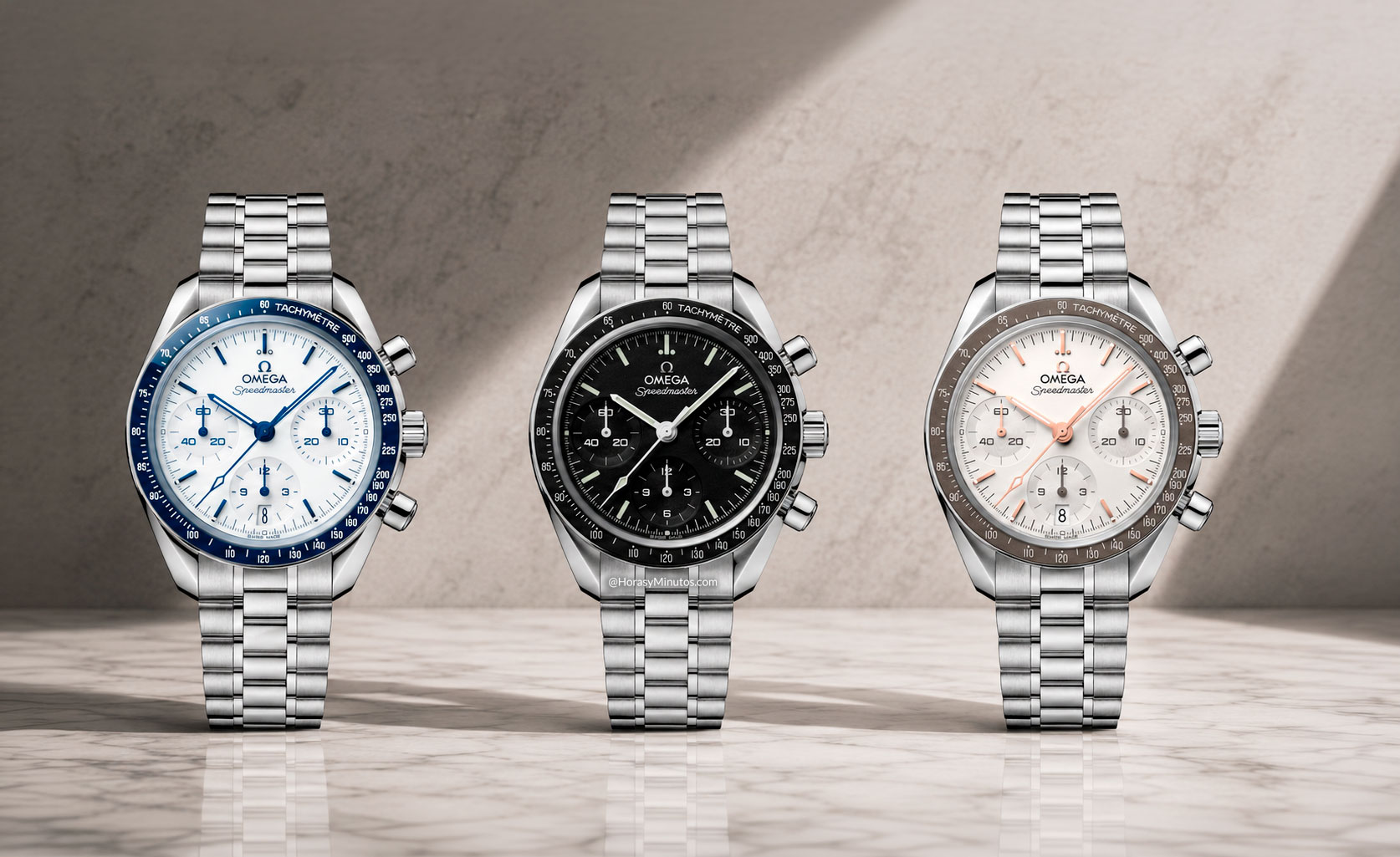 Los Omega Speedmaster 38 mm en acero