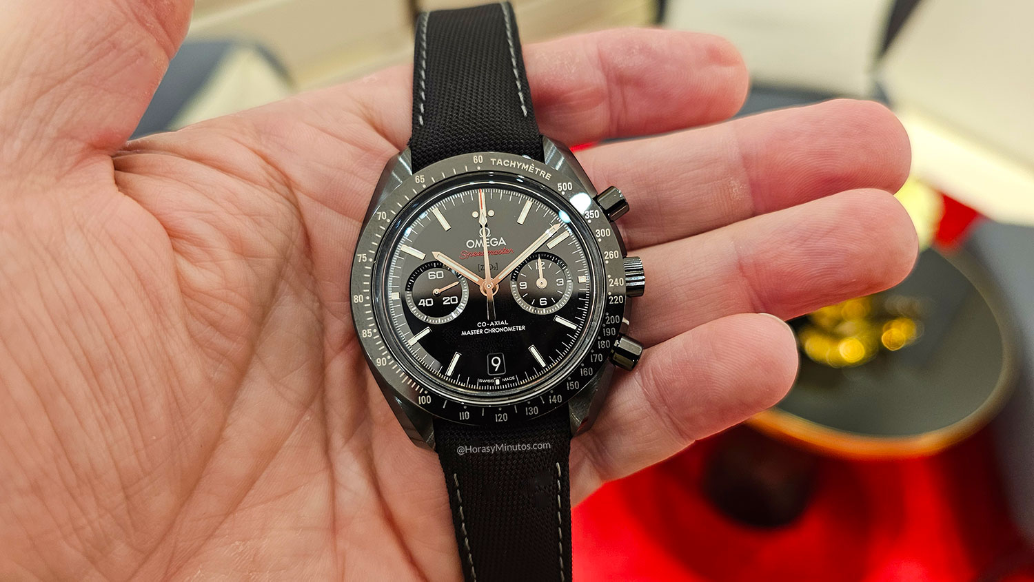 Omega Speedmaster Dark Side of the Moon Blanco