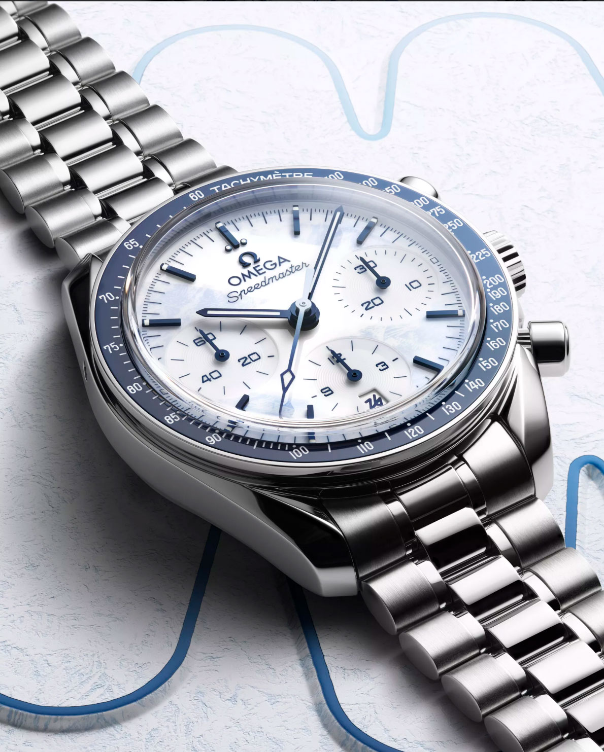 Perfil del Omega Speedmaster 38 mm Milano Cortina 2026